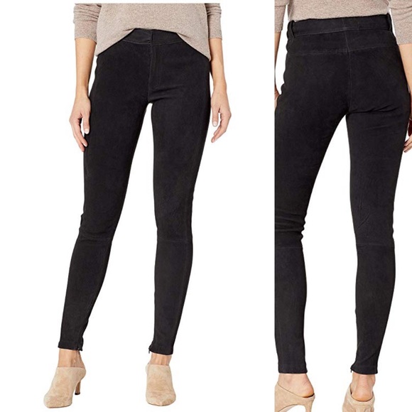 Frye Pants - FRYE Jet Black Campus Leather Leggings